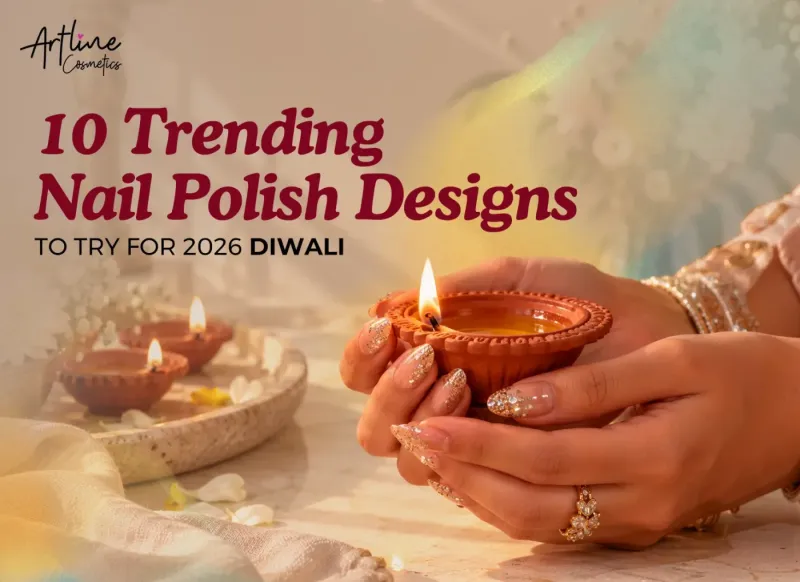 10 Trending Nail Polish Designs To Try For 2026 Diwali